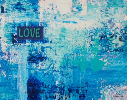 Love (Fabric), Poster, 14"x11" Nan Genger