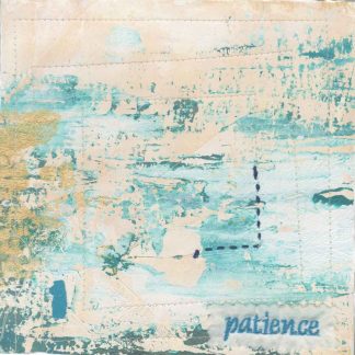 patience, 6" x 6" x ¾," Nan Genger, 2016