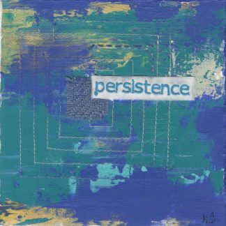 persistence, 6" x 6" x ¾," Nan Genger, 2016